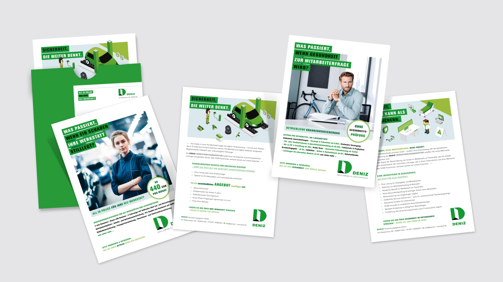 DENIZ Broschüren und Flyer