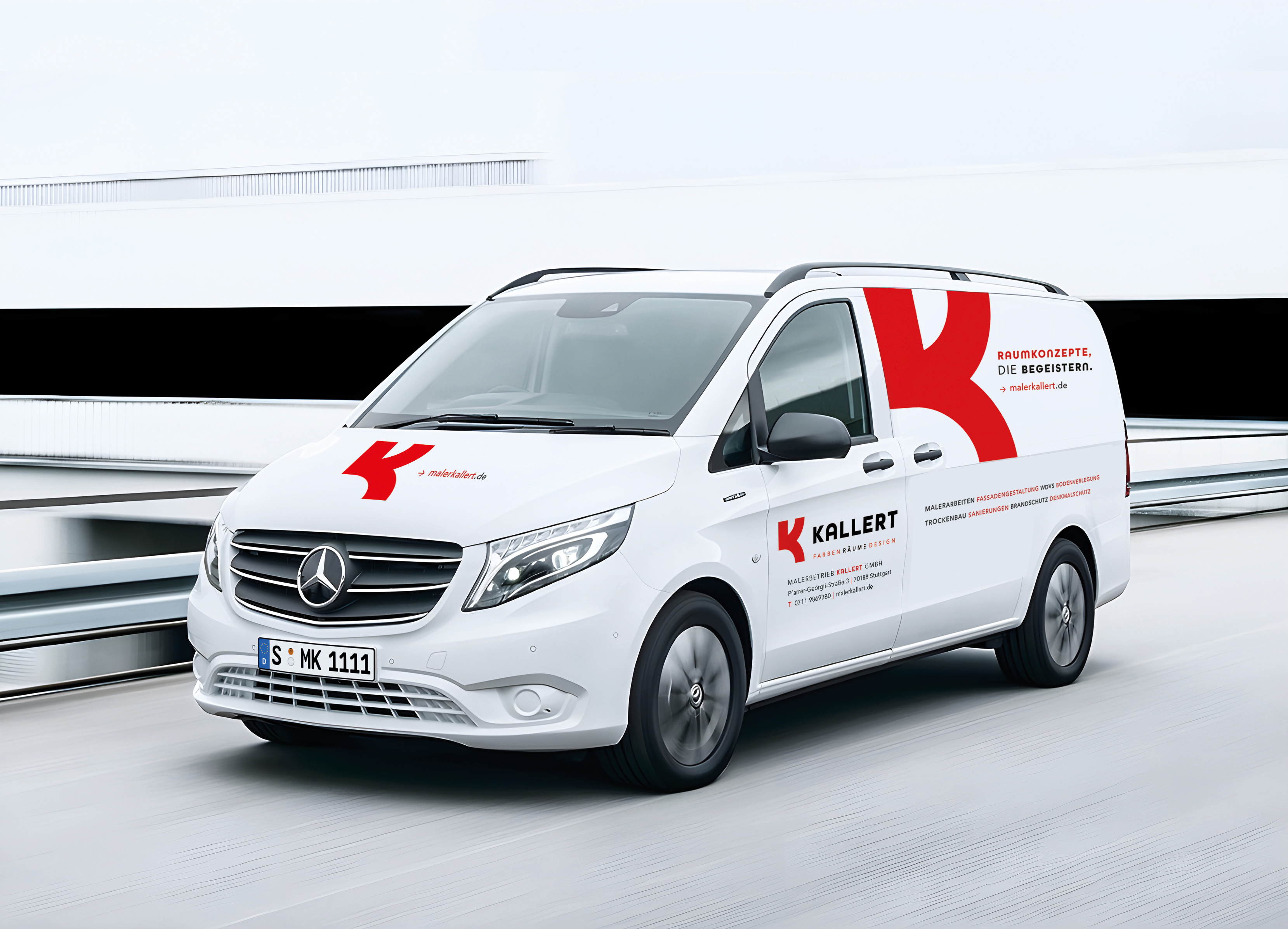 Kallert Fahrzeugbeschriftung Mercedes Vito